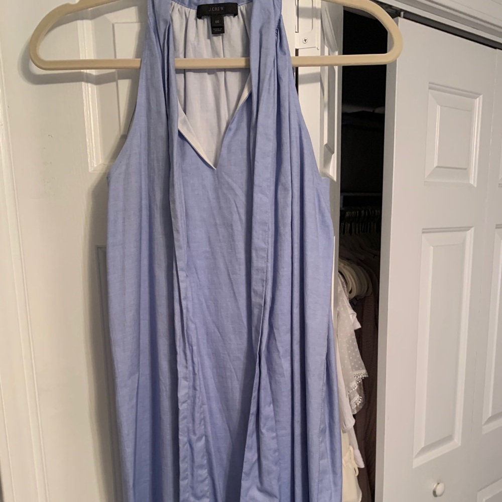 J Crew blue/denim dress